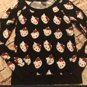 Hello kitty Sweatshirt size Juniors Medium- Large